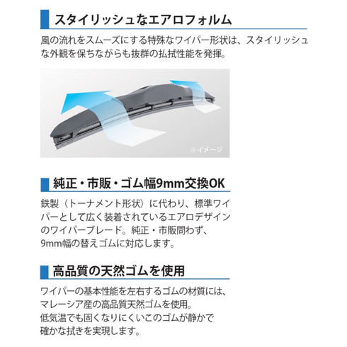 エアロデザインブレード DG エアロワイパー フェスコ(FESCO)