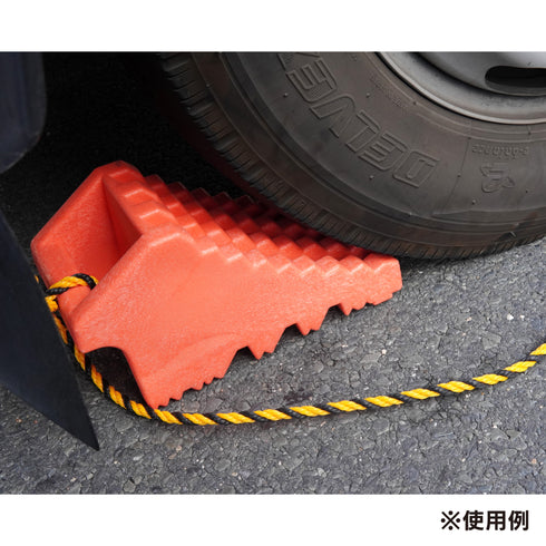 Fescoトラロープ 1.8m 1本 タイヤストッパー 輪止め 標識ロープ