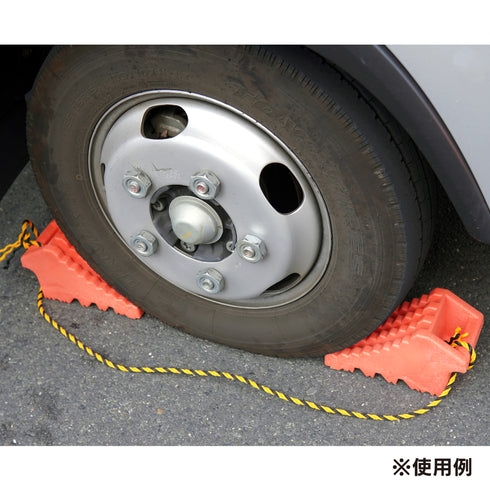 Fescoトラロープ 1.8m 1本 タイヤストッパー 輪止め 標識ロープ