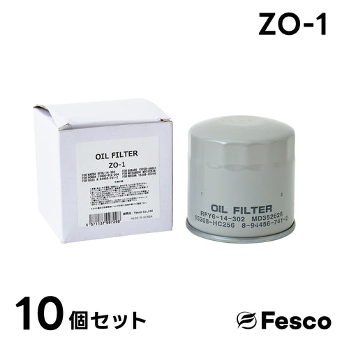 ZO-1 オイルフィルター マツダ・日産 オイルエレメント FESCO RFY6-14-302 15208-HC301 AY100-HN022 FESCO(フェスコ)