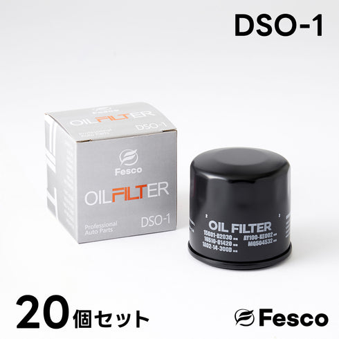 DSO-1 オイルフィルター スズキ・ダイハツ・マツダ・ニッサン・トヨタ オイルエレメント FESCO 15601-B2010 16510-81420 1A02-14-300C AY100-KE002 FESCO(フェスコ)