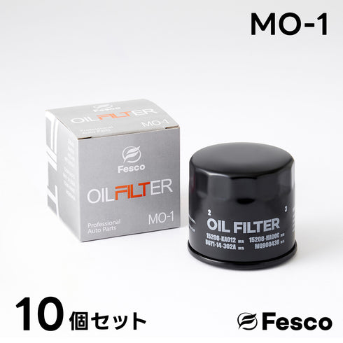 MO-1 オイルフィルター マツダ・スバル・日産・三菱 オイルエレメント FESCO B6Y1-14-302A PE01-14-302 15208-KA012 15208-AA100 15208-HA000 AY100-KE001 FESCO(フェスコ)