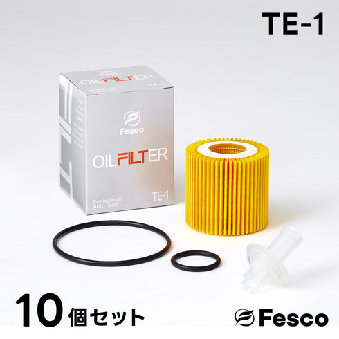 TE-1 オイルフィルター トヨタ・レクサス・スバル・ダイハツ オイルエレメント FESCO 04152-40060 04152-37010 04152-37010-79 04152-B1010 FESCO(フェスコ)