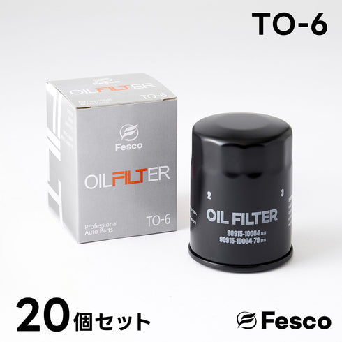TO-6 オイルフィルター トヨタ・レクサス・ダイハツ オイルエレメント FESCO 90915-10004 90915-10004-79 90915-10004-000 FESCO(フェスコ)